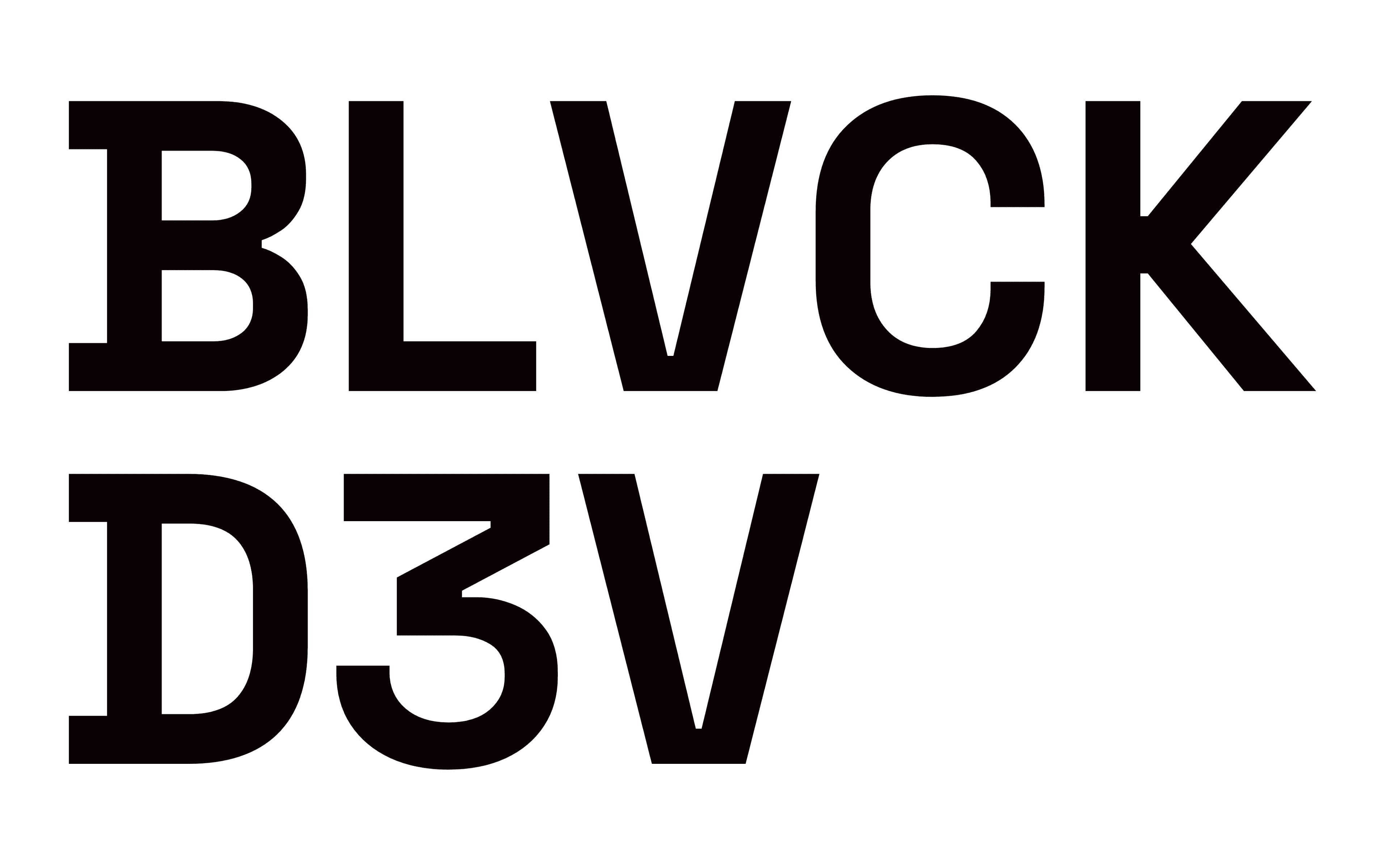 BLVCK D3V